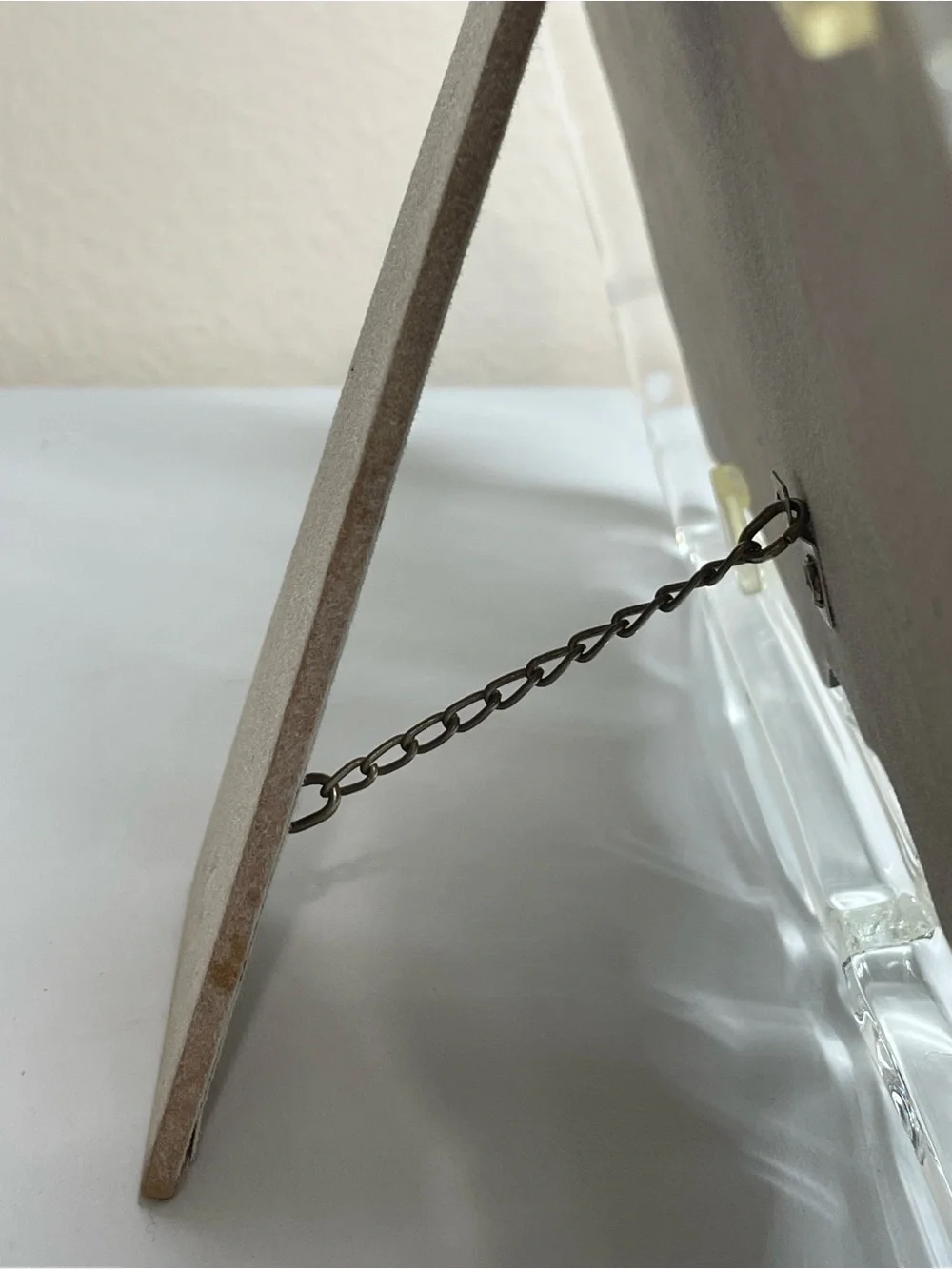 Vintage Mikasa Vista Satin Lead Crystal Double Picture Frame  1990’s